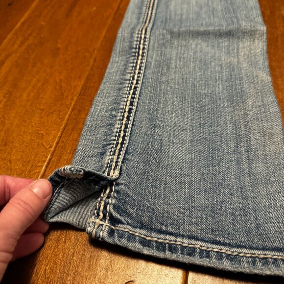 Silver Jeans McKenzie Flap | Ultra Low Rise Slim Bootcut | Size 28/34 | VGUC | - Picture 6 of 14